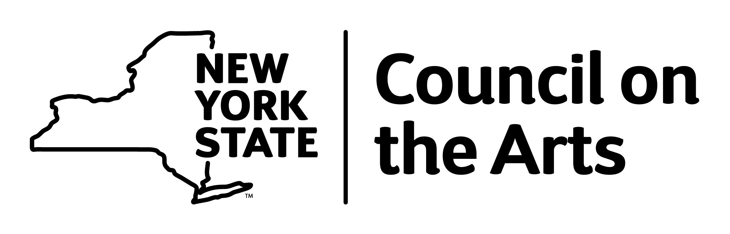 NYSCA (New York State Council on the Arts) logo in black outline