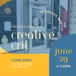 Need a fresh perspective on your creative work? Join us for our next Creative Crit on Monday, February 23! Whether you're deep in a project or simply seeking feedback on a creative idea, this is a space to share, reflect, and connect with fellow creatives. Bring a work-in-progress, a question, or just yourself—everyone is welcome to take part in the conversation.