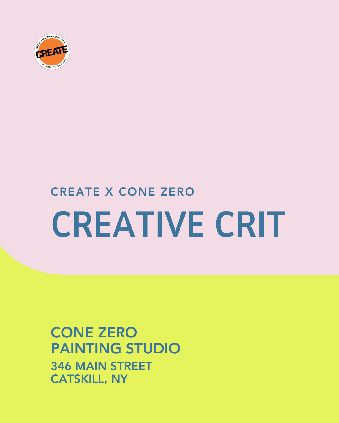 GENERAL CREATIVE CRIT GRAPHIC - Create Council on the Arts