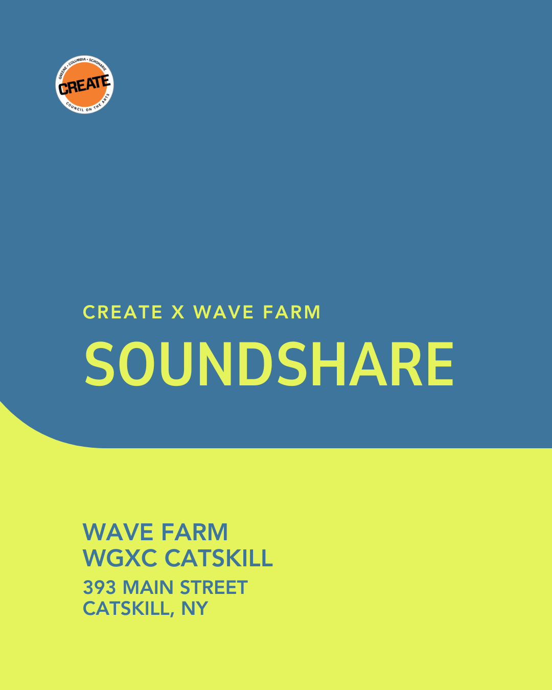 Audio Meetup - SOUNDSHARE Wave Farm - Create Council on the Arts