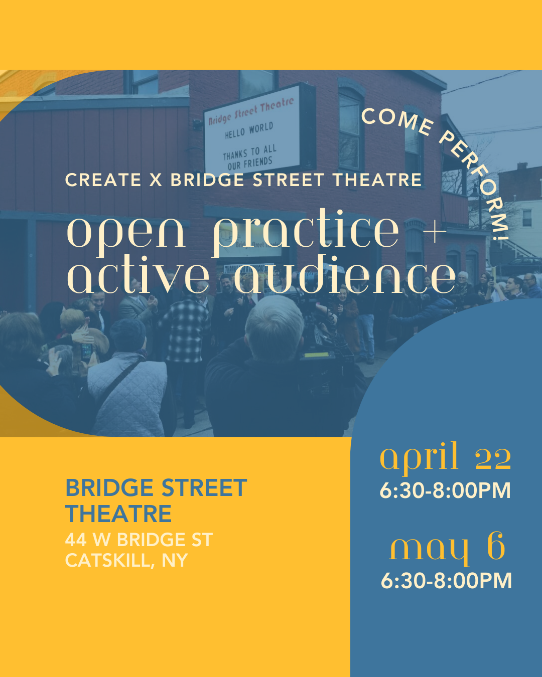 Open Practice x Bridge Street Theater