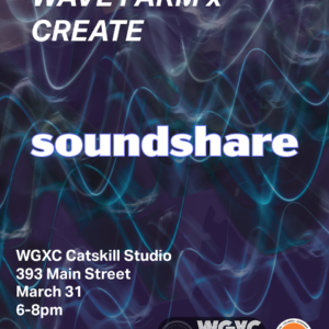Wave Farm and CREATE IN PROCESS present Soundshare, a space for audio/sound artists to gather, share, and collaborate.