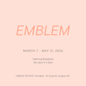 EMBLEM - Nine regional artists depict emblems of their experience – Objects and observations become a part of personal histories. Over time, different moments and ephemera take on significance or get imbued with meaning. Some of these memories or momentos may be from the artist’s own experience or they may have been passed along or inherited. It is the memory of the collector that creates crests of importance.