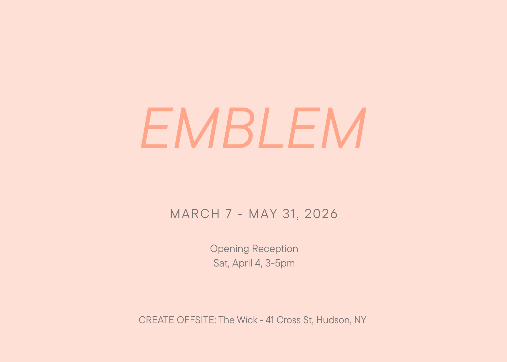 EMBLEM - Nine regional artists depict emblems of their experience – Objects and observations become a part of personal histories. Over time, different moments and ephemera take on significance or get imbued with meaning. Some of these memories or momentos may be from the artist’s own experience or they may have been passed along or inherited. It is the memory of the collector that creates crests of importance.