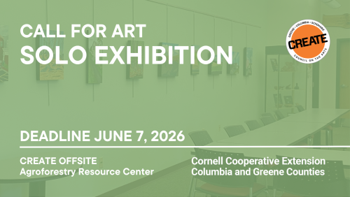 CREATE Council on the Arts Open Call Solo Exhibition