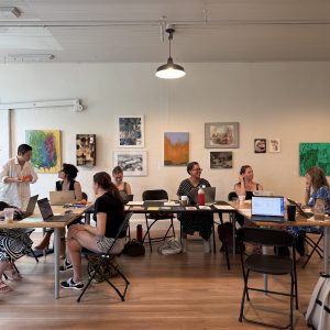 Coworking at the Knitting Mill with CREATE Council and Garden Club HV