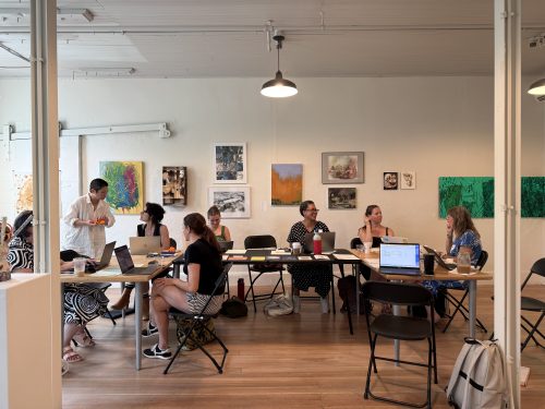 Coworking at the Knitting Mill with CREATE Council and Garden Club HV