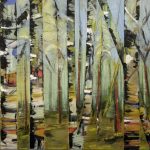 Kim Bach 2026 CAMINO QUIET 36” h x 60” w Oil on Canvas