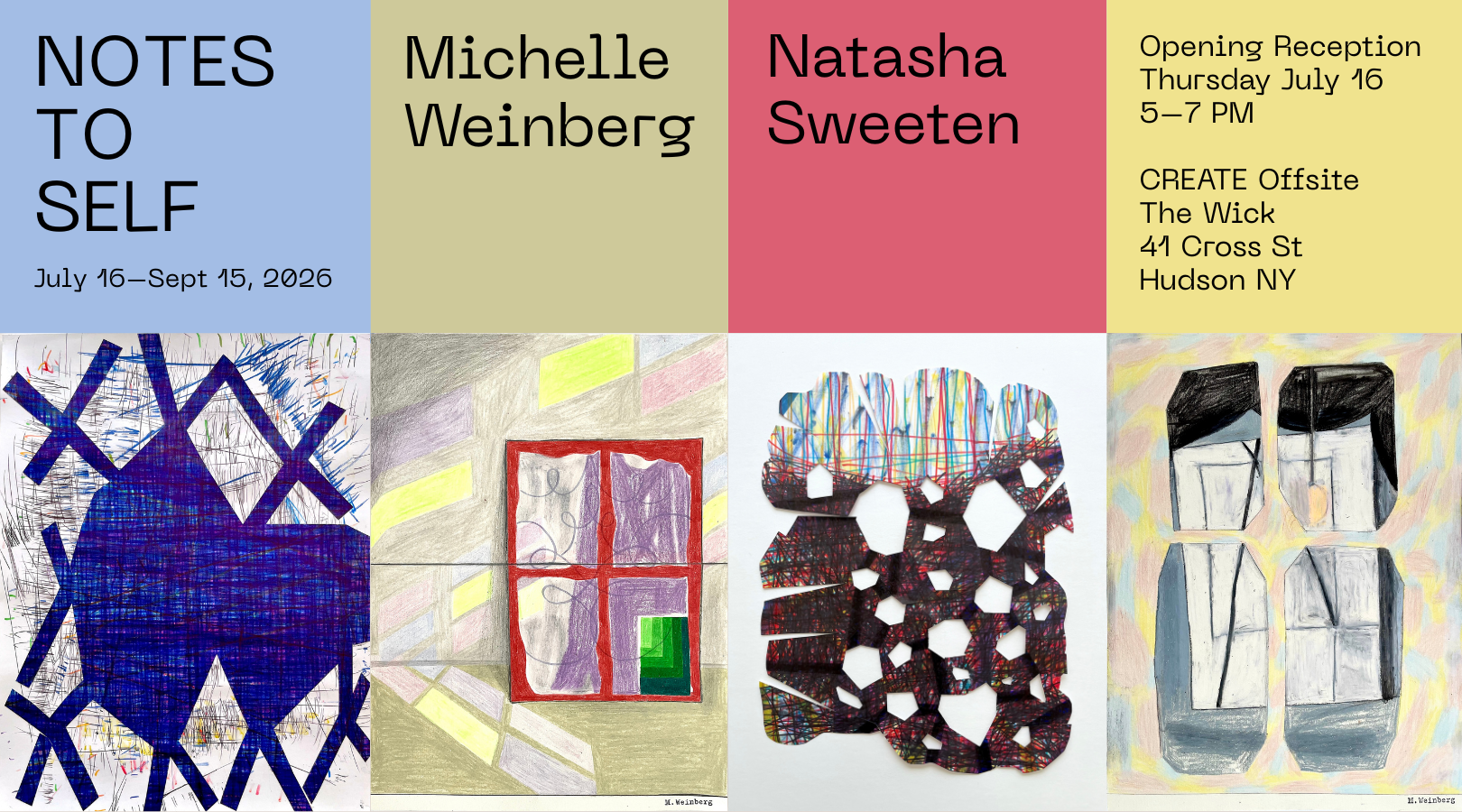 Notes to Self - CREATE Offsite - Opening Reception (1)