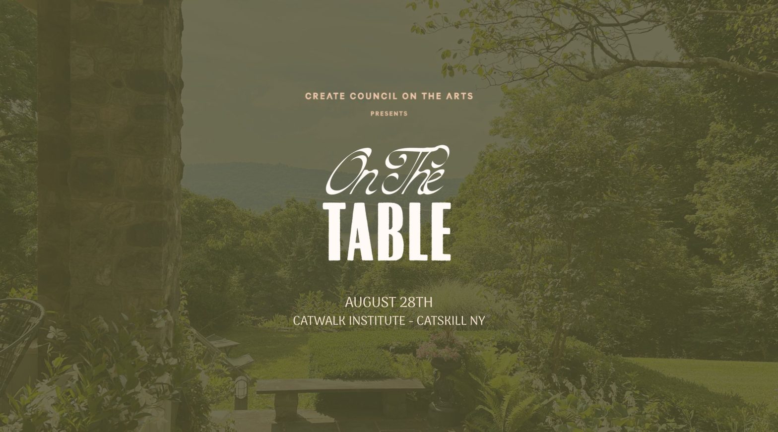 CREATE Council on the Arts - On the Table - Aug 28 2026 - Benefit Fundraiser