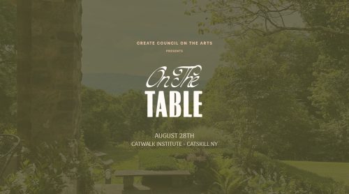 CREATE Council on the Arts - On the Table - Aug 28 2026 - Benefit Fundraiser