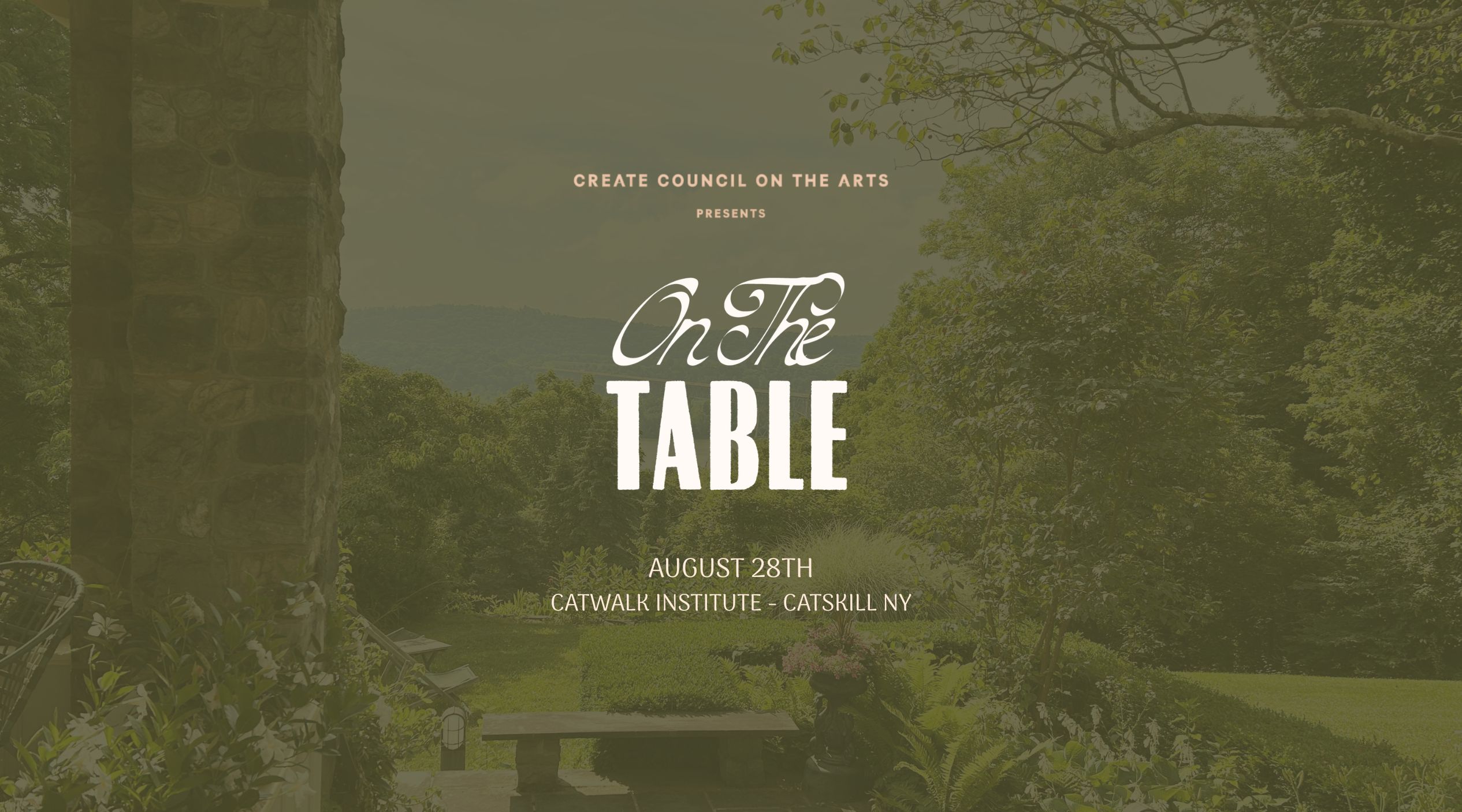 CREATE Council on the Arts - On the Table - Aug 28 2026 - Benefit Fundraiser