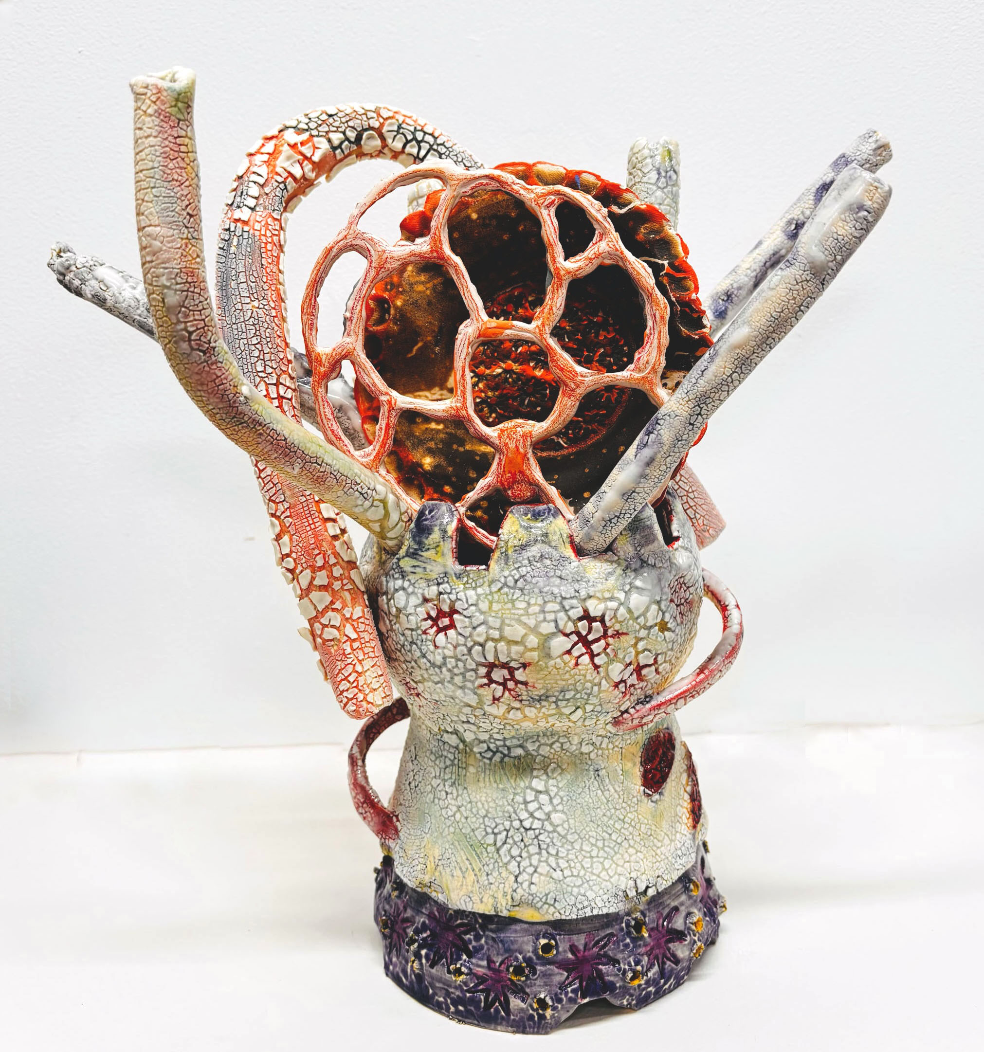 Irja Bodén-ceramics-Cloudberry Basket - CREATE Council on the Arts