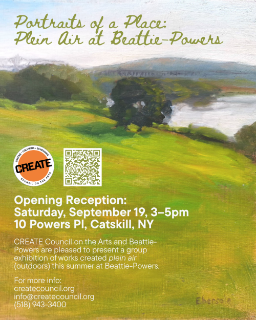 Beattie Powers - Plein Air Exhibition Announcement - CREATE Council on the Arts