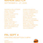 CREATE Council on the Arts – NAPKIN SKETCH – Artist List