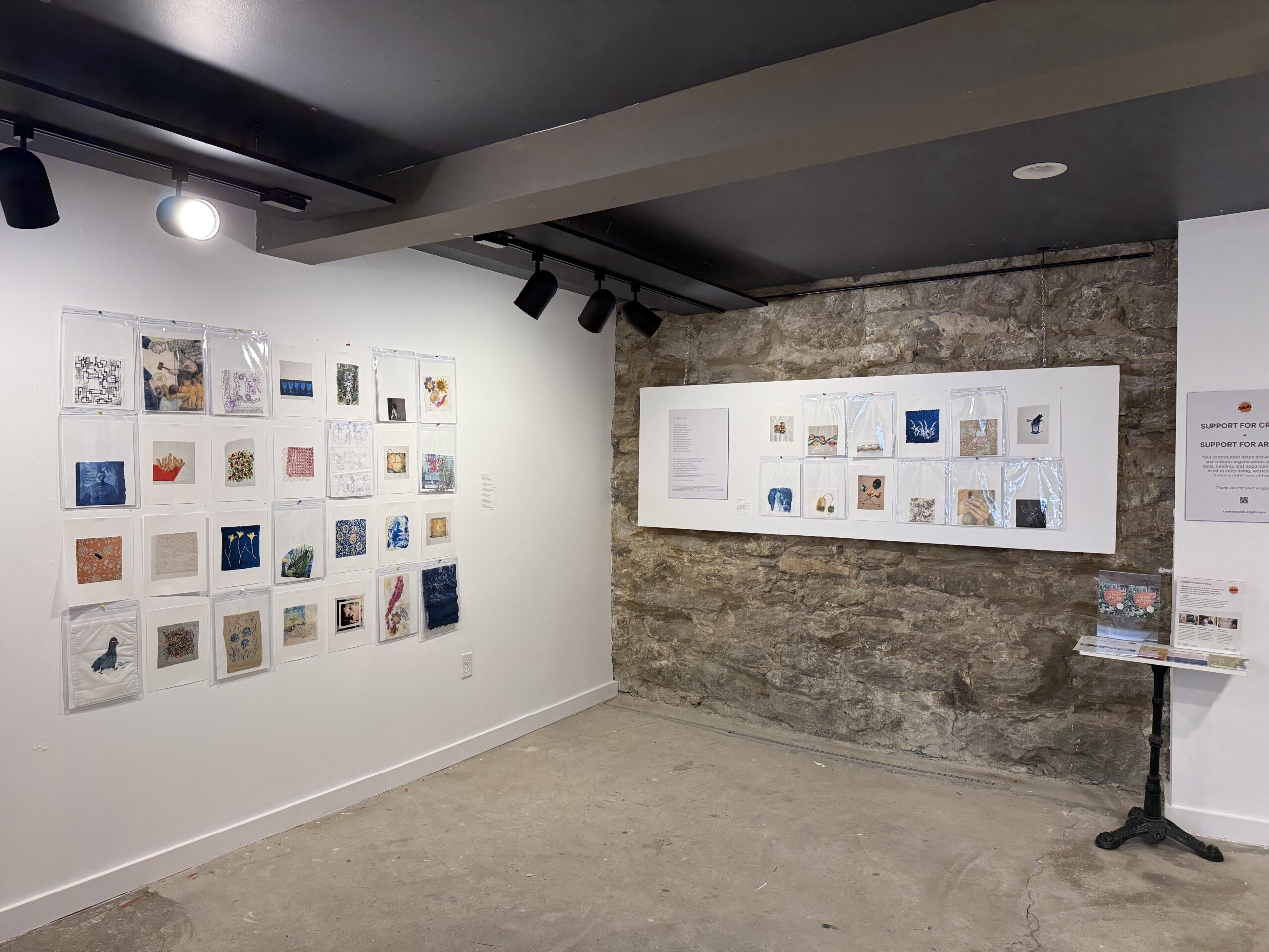 CREATE Council on the Arts – NAPKIN SKETCH – Install