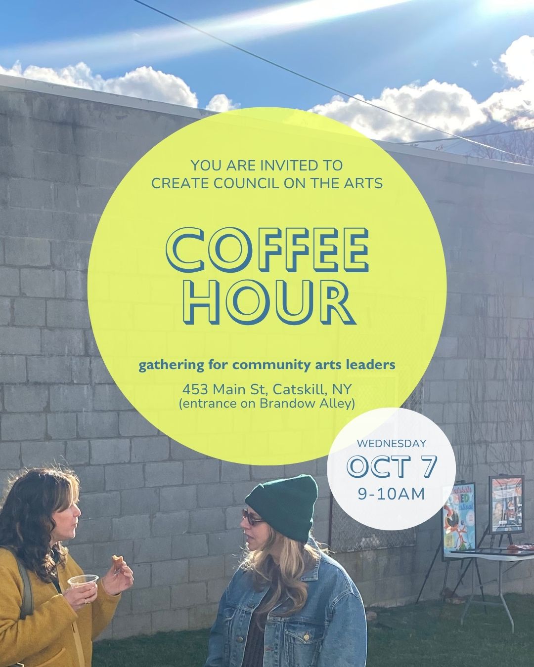 CREATE Council on the Arts - Coffee Hour - Oct 7 (1)