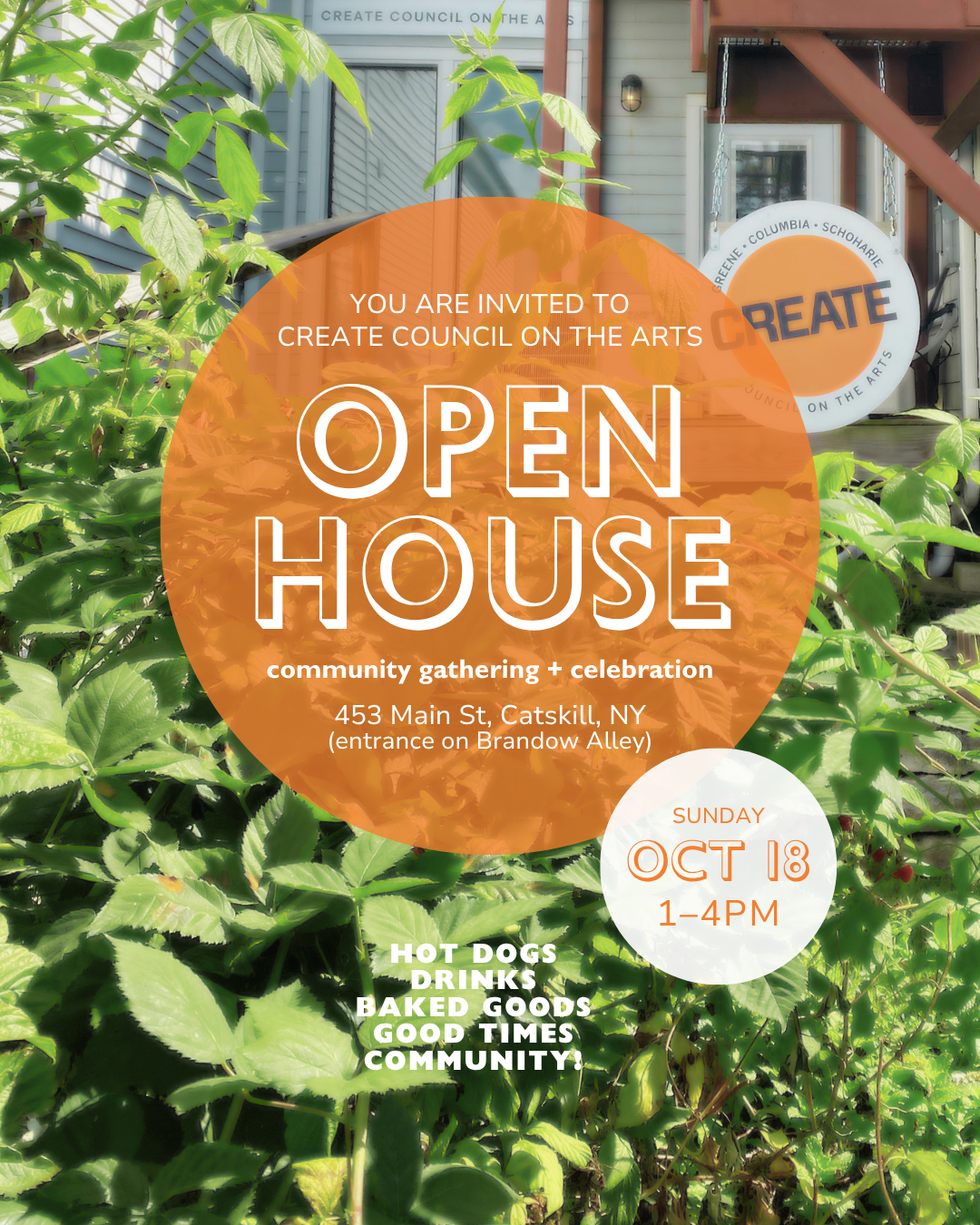 CREATE Council on the Arts - Open House - Oct 18